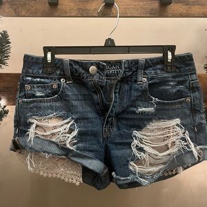American Eagle hi rise shorts sz 4